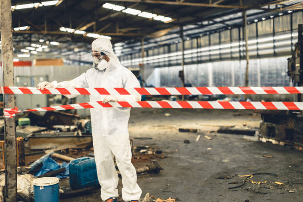 Professional Biohazard technician working in Logan, UT